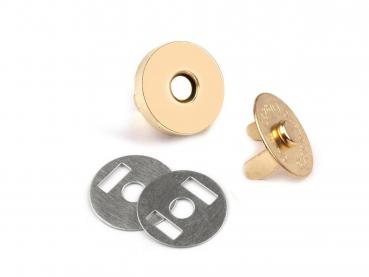 Taschenverschluss Magnetisch Ø18mm Gold